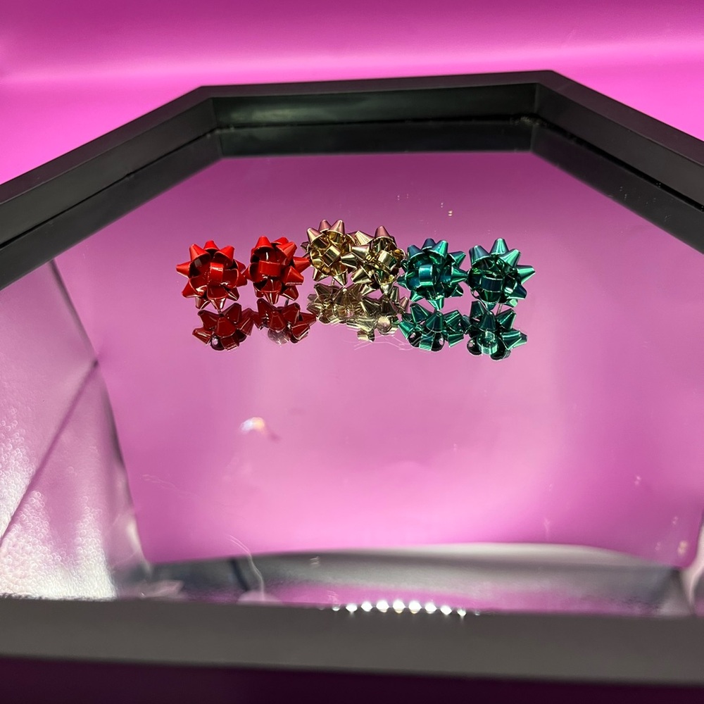 Colorful Spiked Earrings Set